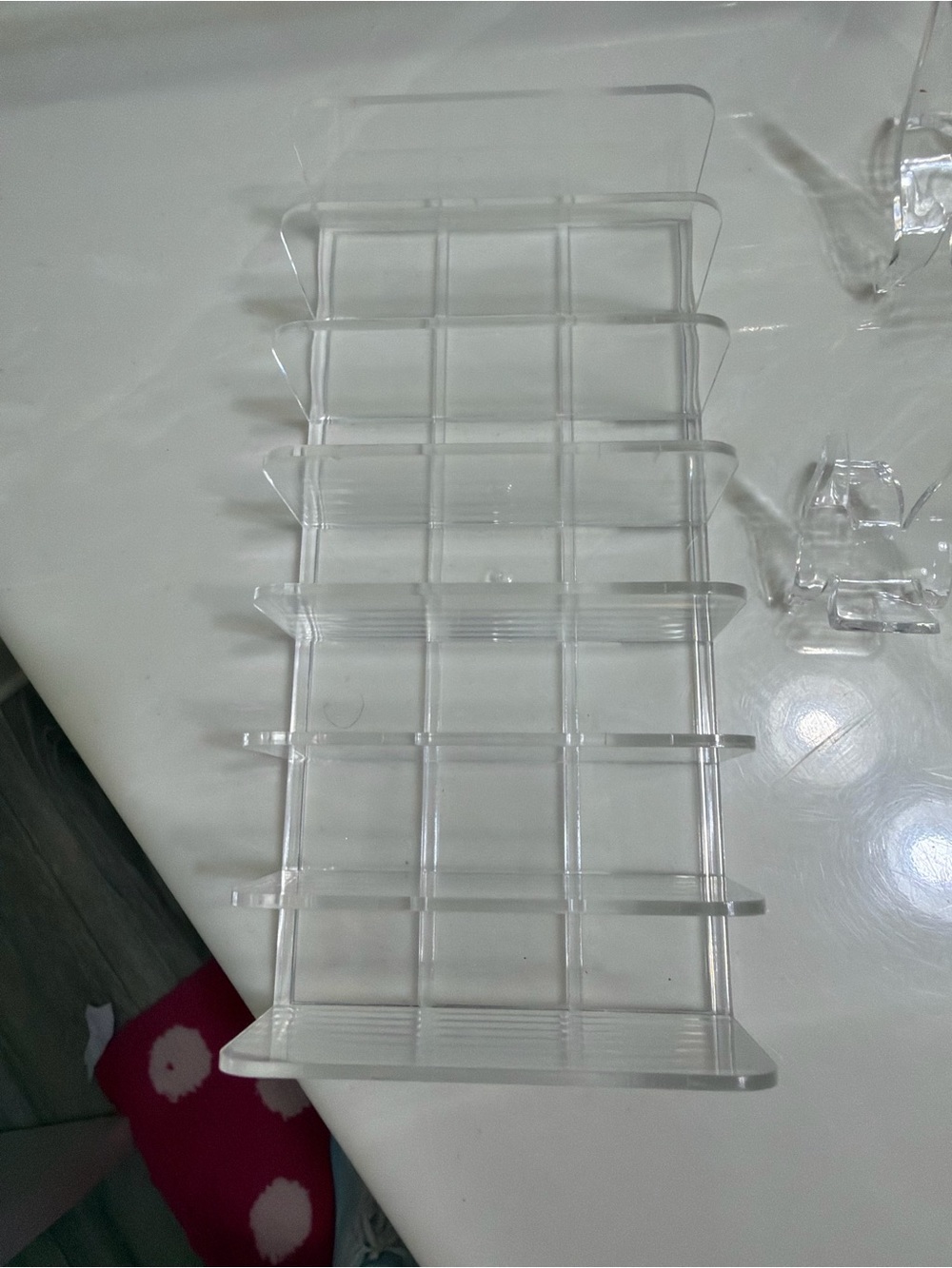 Clear Acrylic Display Rack Organizer and small wallet display stands